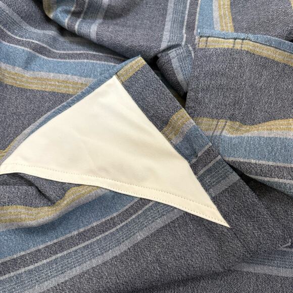 Orvis Active Fit Shirt Men’s L Blue Stripe Long Sleeve Button Down Performance - Picture 7 of 11